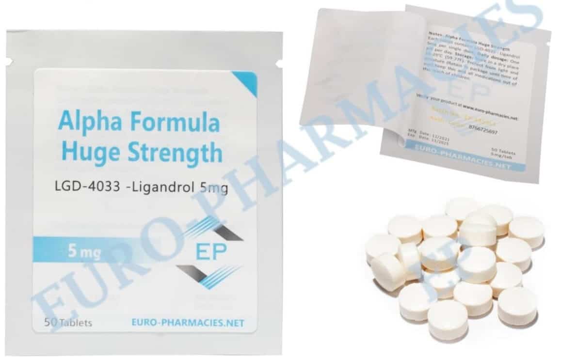 Alta potência (Ligandrol LGD4033) 5mg comprimidos 50 comprimidos Euro Pharmacies UE