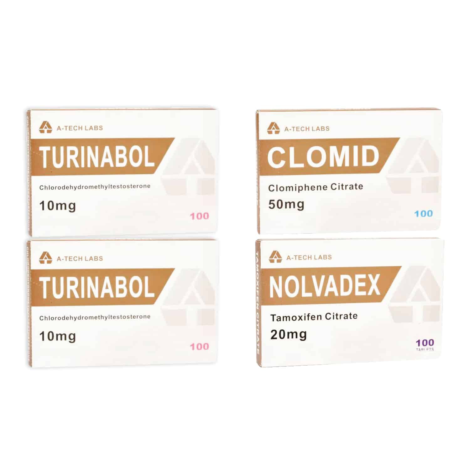 PACK LEAN MUSCLE NÍVEL I PROTEÇÃO ORAL TURINABOL PCT 6 SEMANAS A Tech