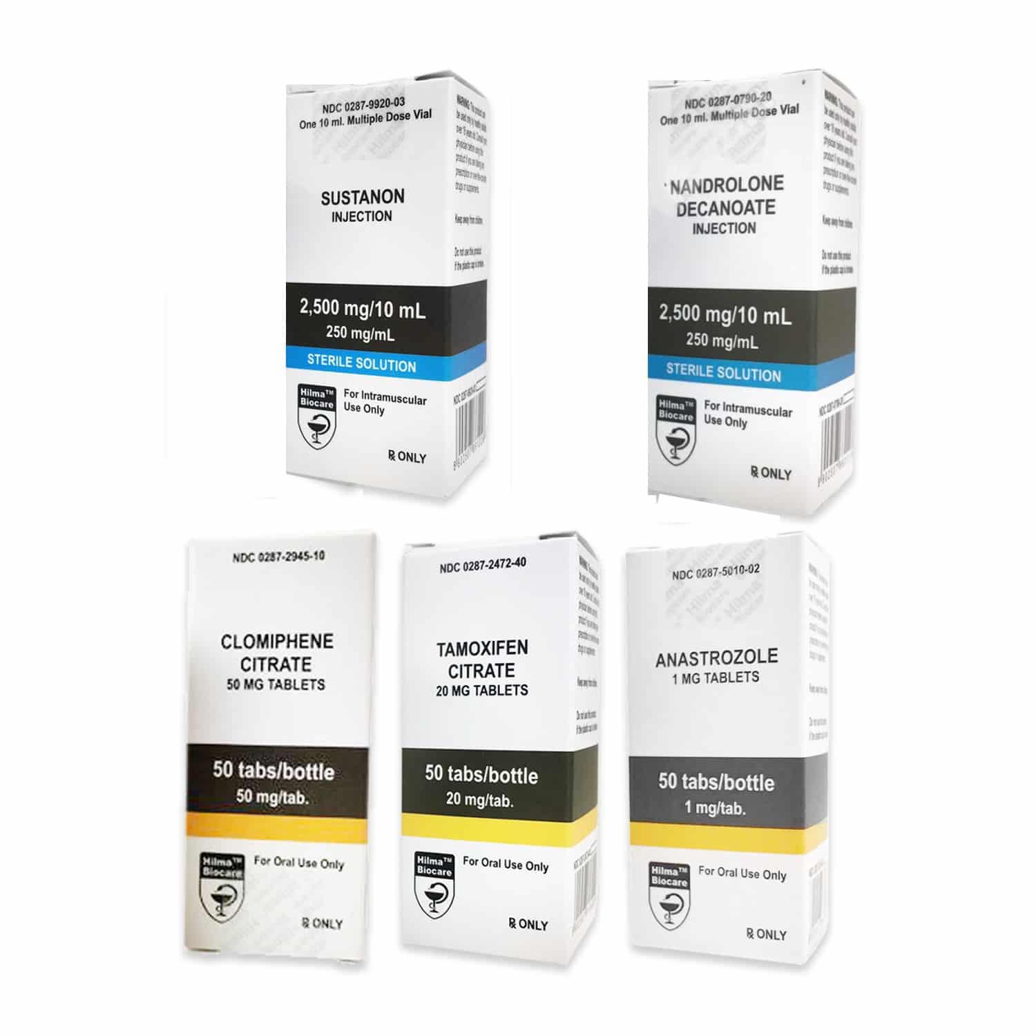 PACOTE DE MASSA NÍVEL I (INJETIVO) SUSTANON 250 + DECA 250 + TPC (8 SEMANAS) Hilma