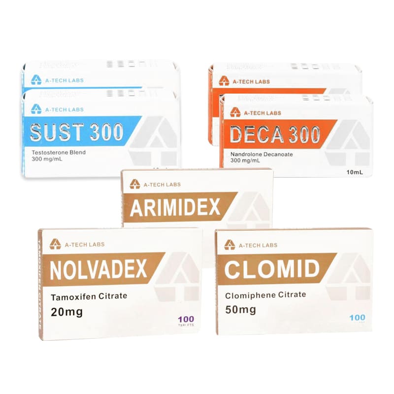 PACK MASS LEVEL II (INJECT) A TECH LABS SUSTA+ DECA + PCT (8 SEMANAS)