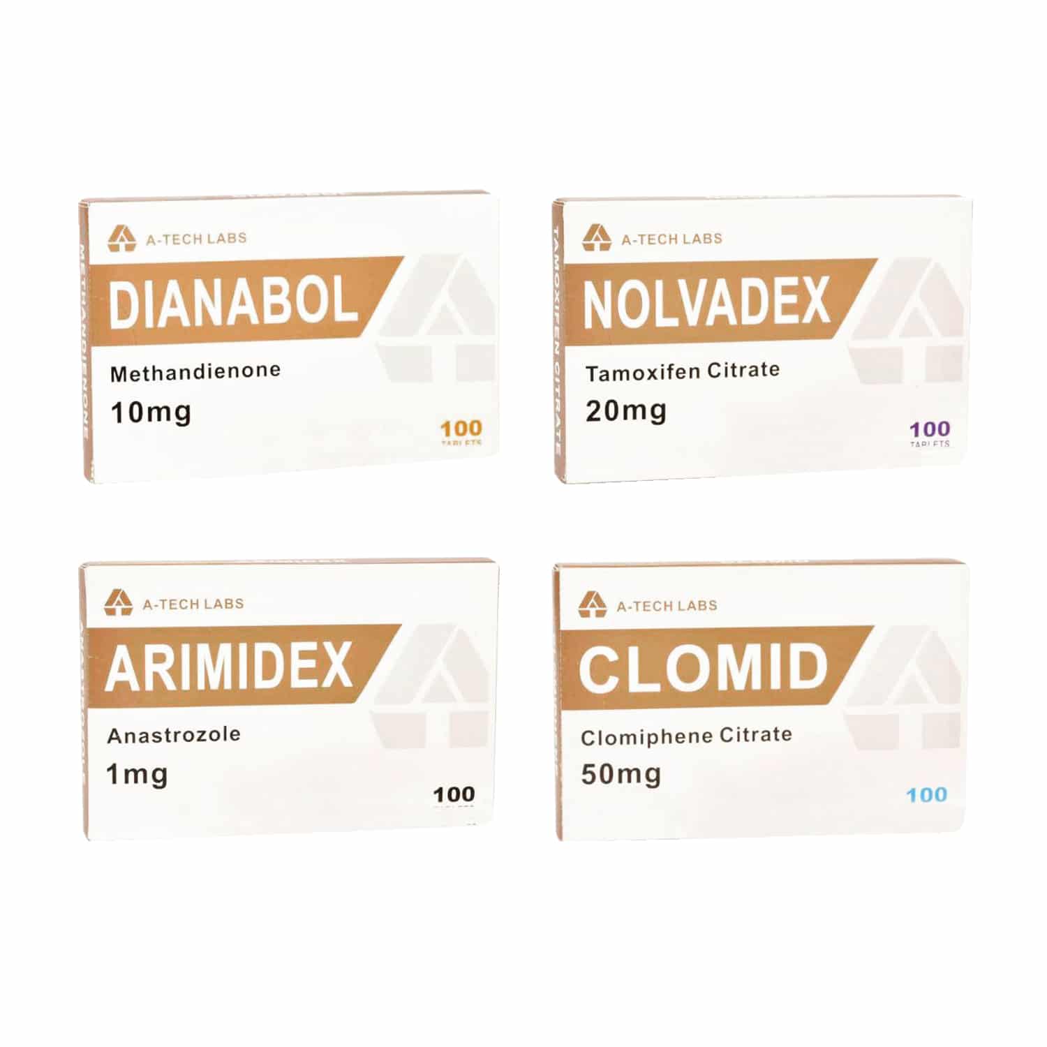 MASS PACK (ORAL) A TECH LABS DIANABOL + PCT (4 SEMANAS)