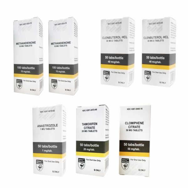 PACK DEFINIÇÃO MUSCULAR (ORAL) DIANABOL + CLENBUTEROL + PCT (8 SEMANAS) Hilma