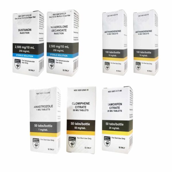 Pacote para Ganho de Massa Muscular (INJECT) SUSTANON + DECA + DIANABOL (8 Semanas) Hilma