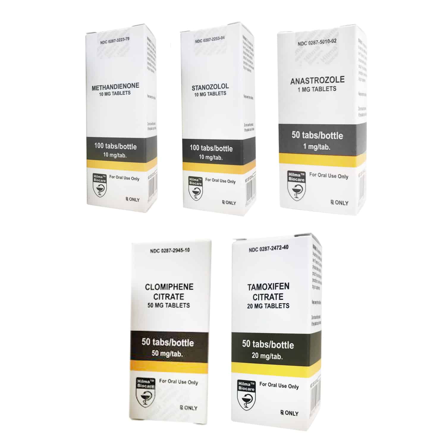 Kit Hilma para Ganho de Massa Muscular Magra: Esteroides Orais Dianabol + Winstrol (4 Semanas)