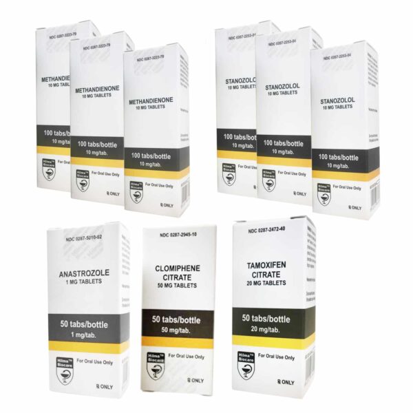Pacote para Ganho de Massa Muscular Magra: Esteroides Orais Dianabol + Winstrol (8 Semanas) Hilma