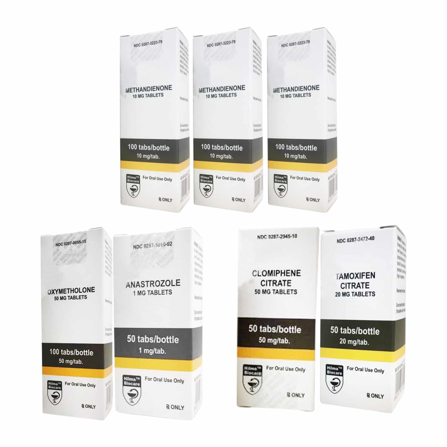 Kit Definitivo para Ganho de Massa Muscular com Dianabol + Anadrol (Esteroides Orais - 8 Semanas) Hilma