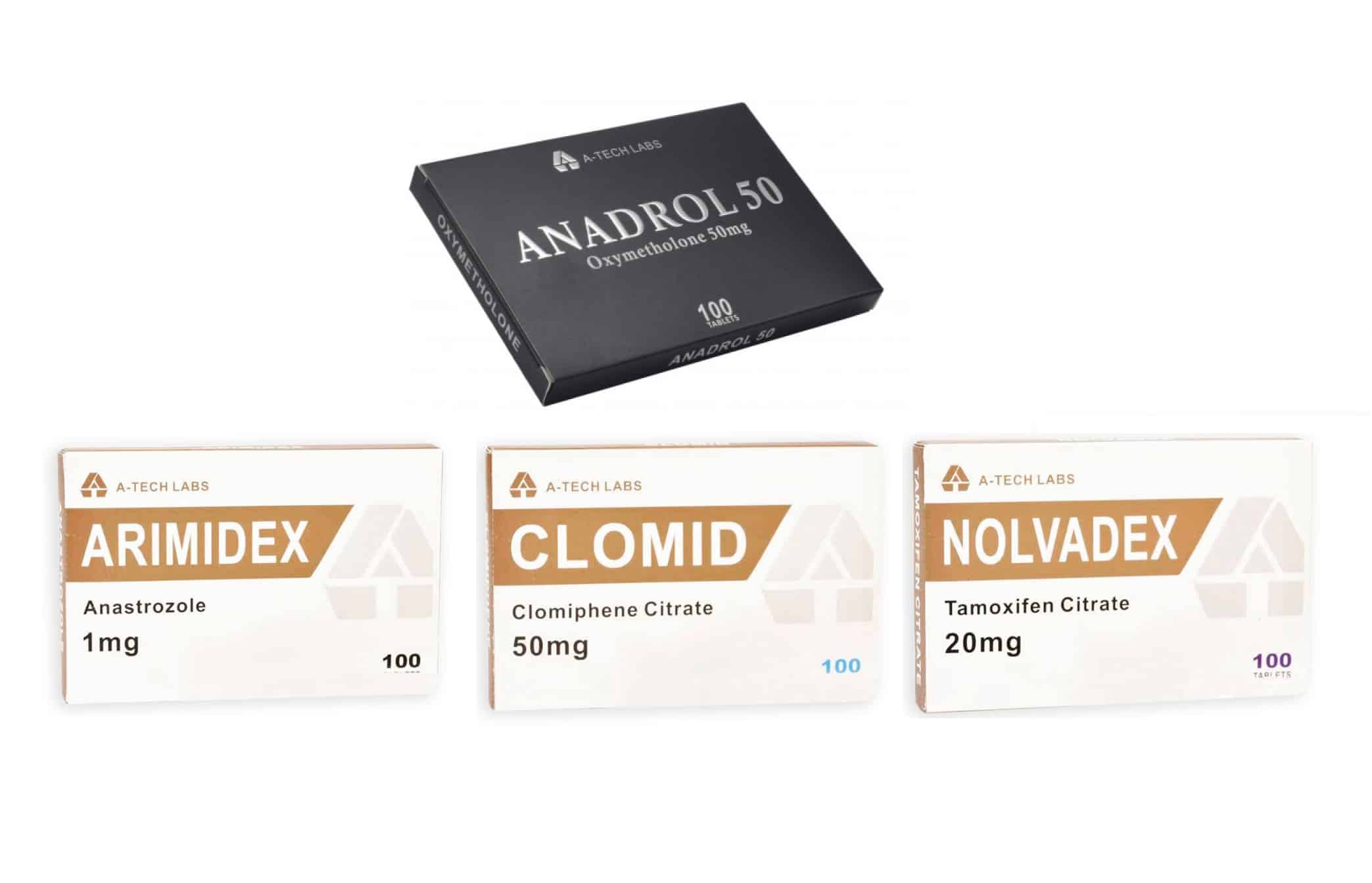 Anadrol Oximetolona Esteroide Oral para Ganho de Massa Muscular - Pacote de 4 Semanas - Tech Labs 1
