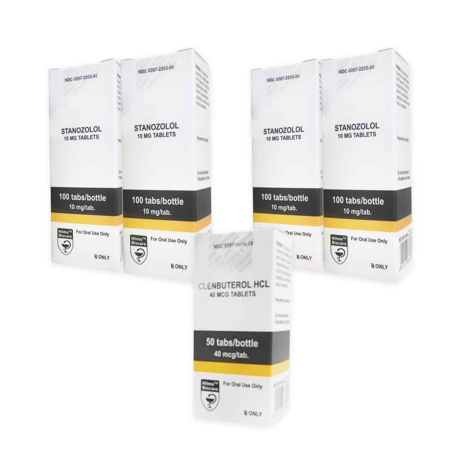 Hilma Dry Pack Winstrol + Clenbuterol Esteroides Orais (10 Semanas)