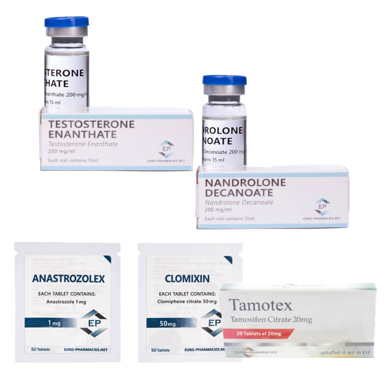 Pacote para Ganho de Massa Muscular (INJECT) Enantato 250 + DECA (8 semanas) Euro Pharmacies