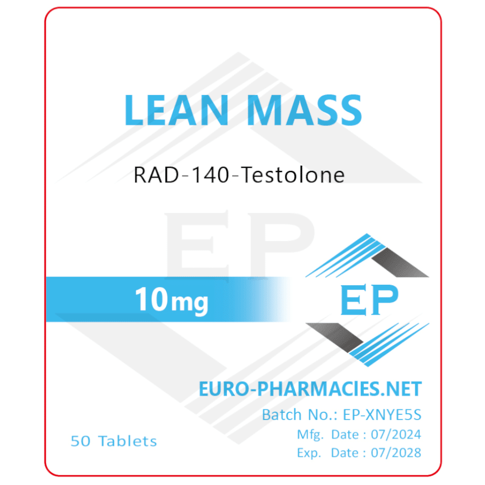 Testolone-RAD140 - 10mg/tab 50tabs - Euro Pharmacies