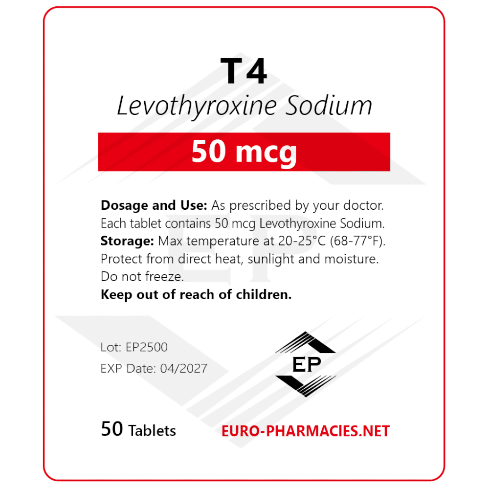 Cytomel T4 50mcg 50tabs - Baggies - Euro Pharmacies EU