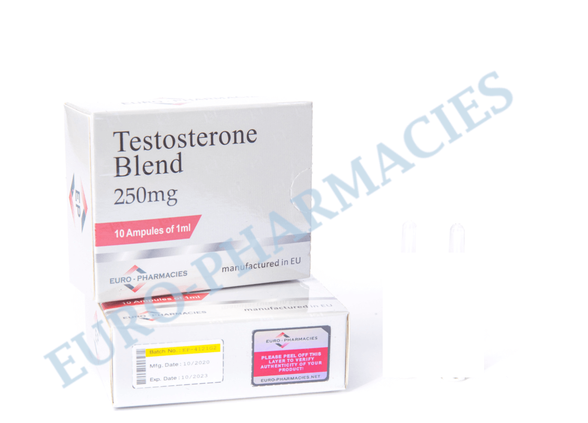 Mistura de Testosterona 250mg ampola europeia