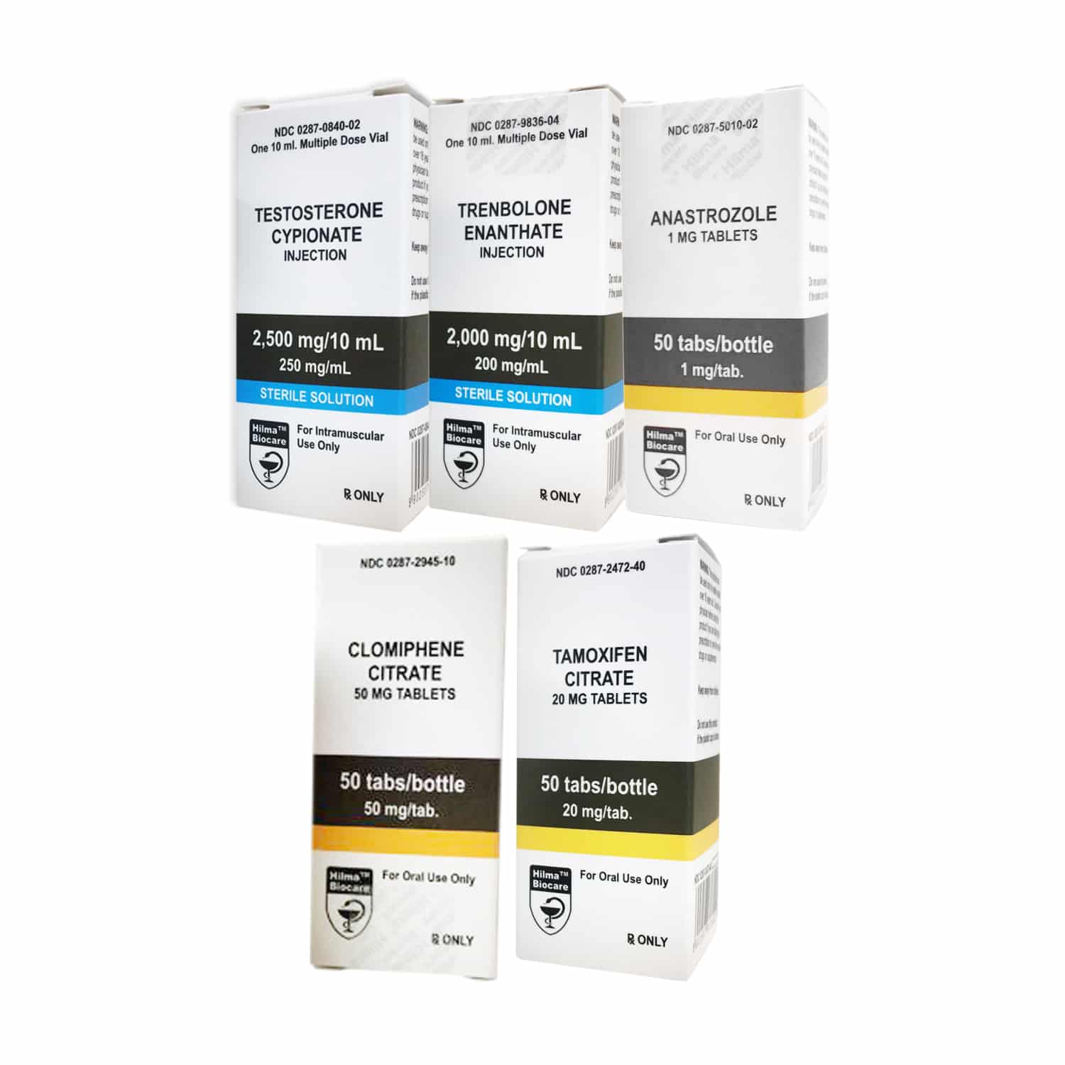 Kit Hilma para Ganho de Massa Muscular Magra: Cipionato de Testosterona + Enantato de Trenbolona (10 Semanas)