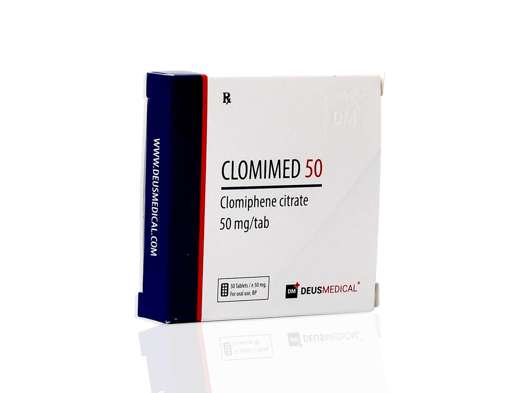 DEUSMEDICAL CLOMIMED 50 FRENTE