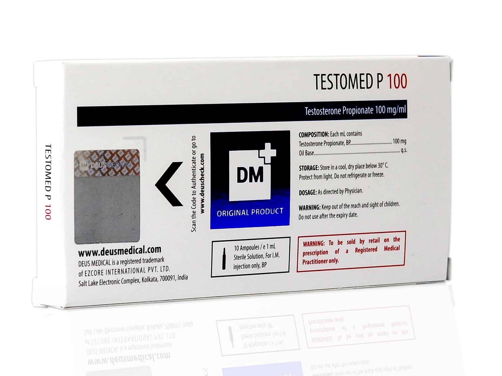 DEUSMEDICAL TESTADO P 100 COSTAS