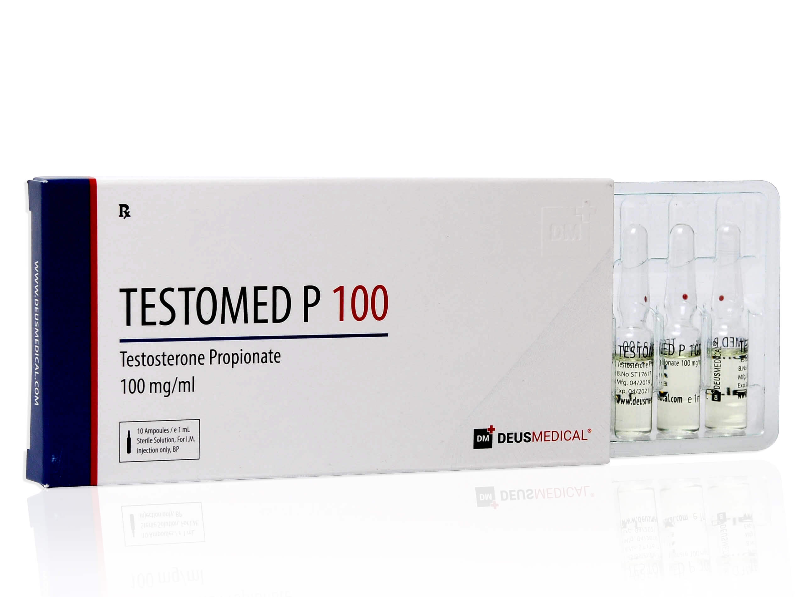 DEUSMEDICAL TESTOMED P 100 FRONTAL + 3 AMPERES