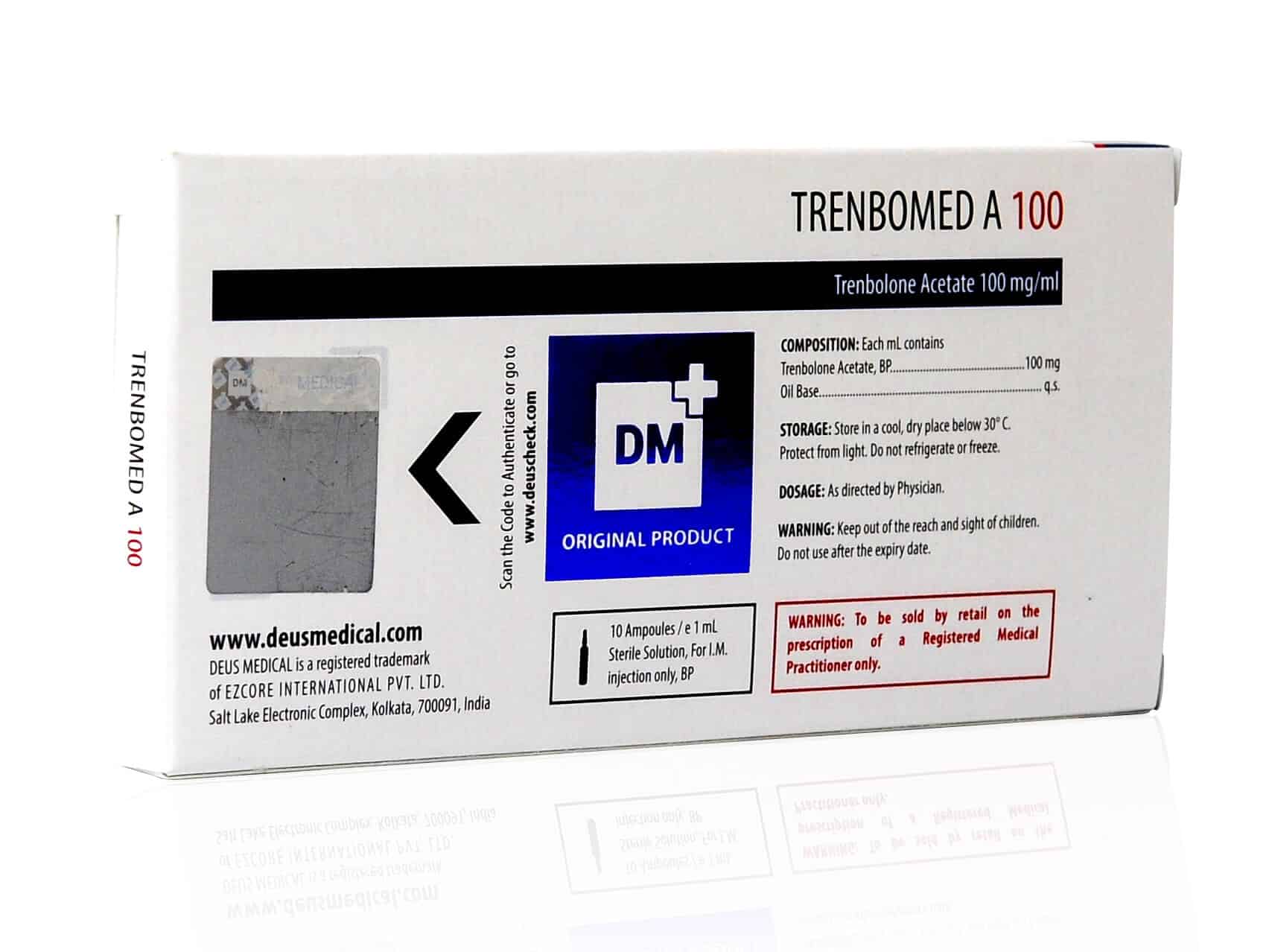 DEUSMEDICAL TRENBOMED A 100 COSTAS