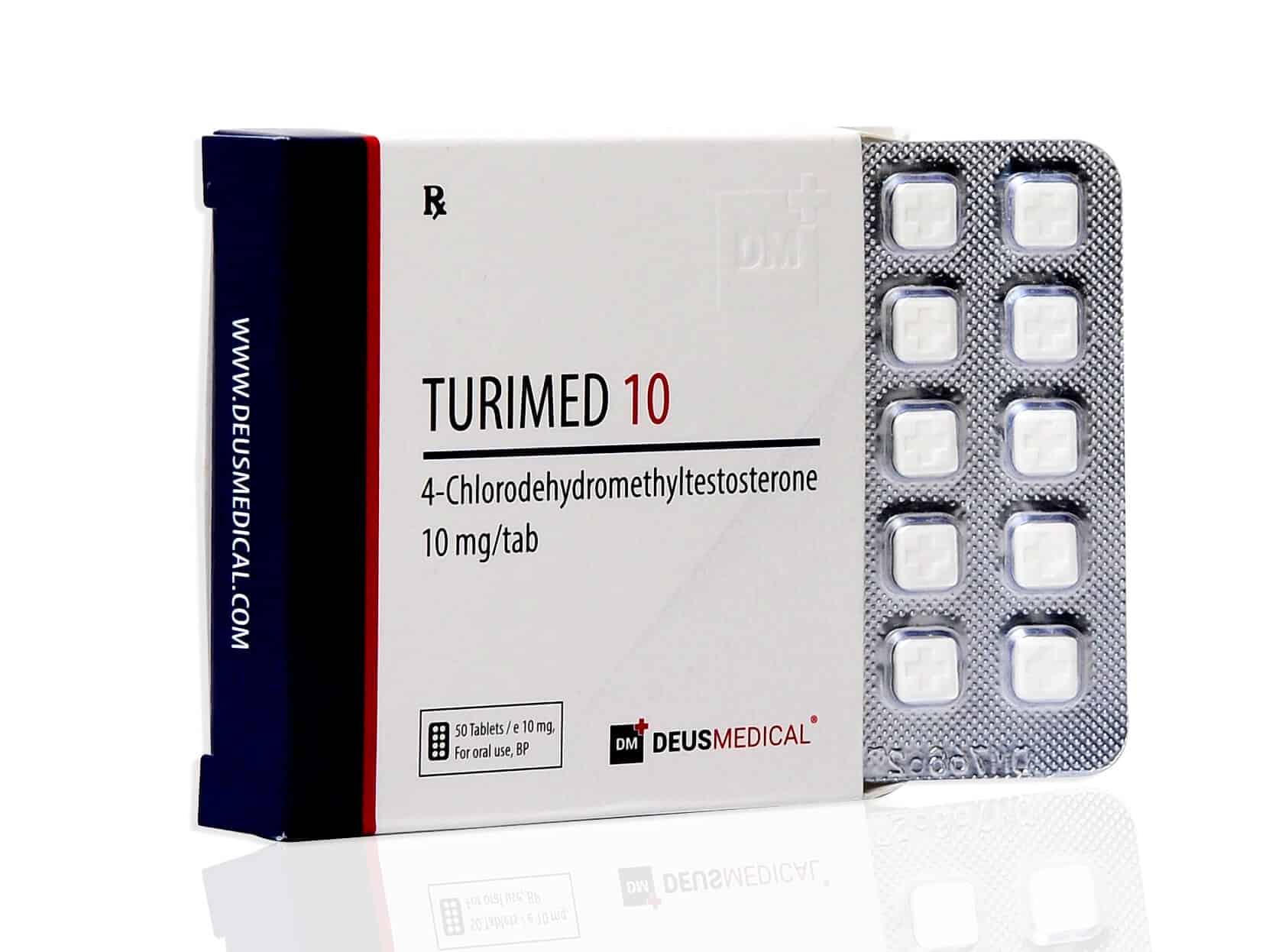 DEUSMEDICAL TURIMED 10 FRONT+BLISTER