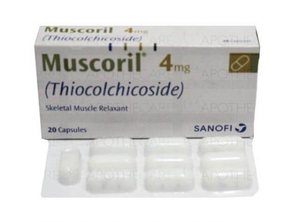 Muscoril 4mg 20 cápsulas Sanofi
