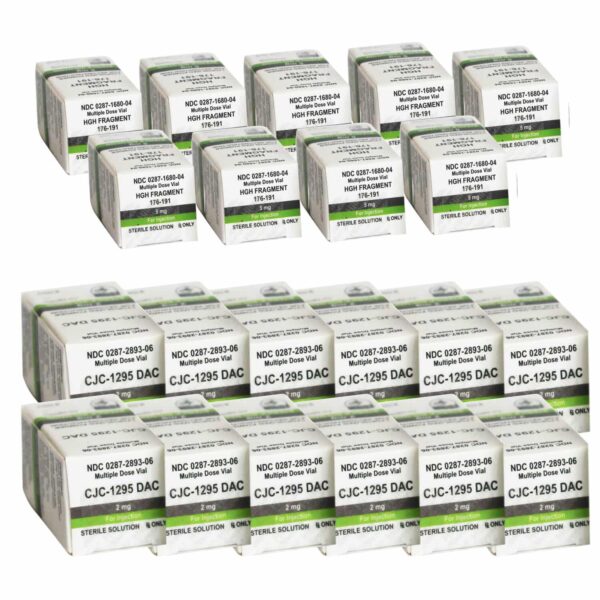 Pacote de Peptídeos HGH Frag Advanced para Perda de Peso CJC 1295 DAC (12 semanas) Hilma