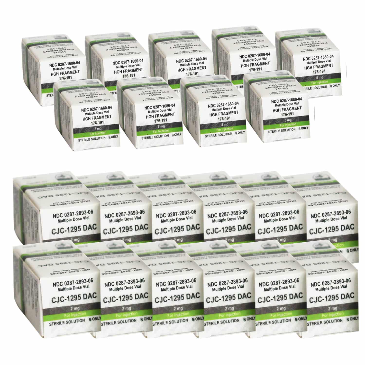 Pacote de Peptídeos HGH Frag Advanced para Perda de Peso CJC 1295 DAC (12 semanas) Hilma