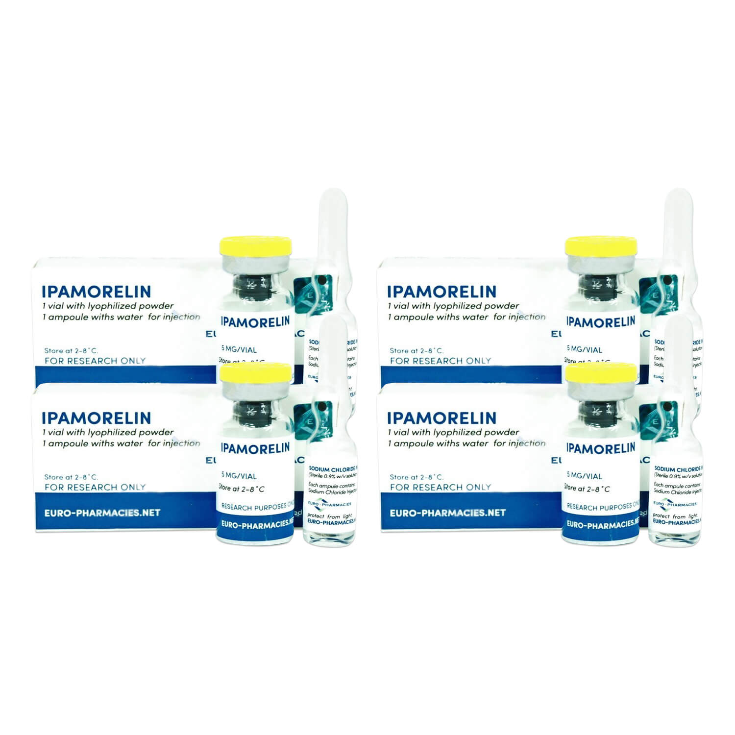 Pacote de Peptídeos para Uso em Massa - Iniciante - Farmácias Europeias - Ipamorelin (12 semanas)