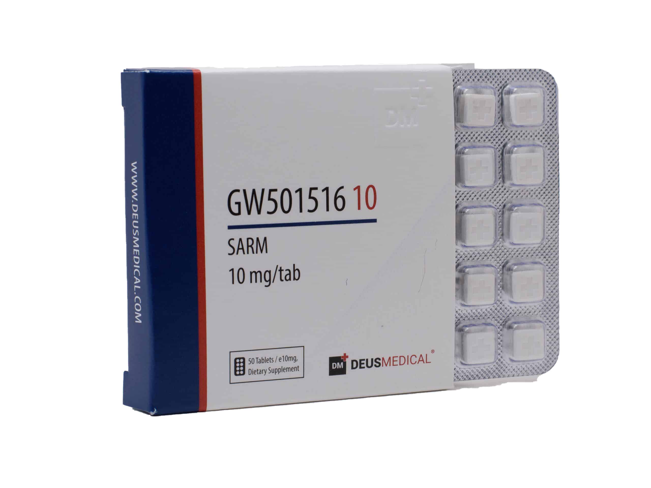 GW501516 10 SARMs 50 comprimidos de 10mg DEUS MEDICAL