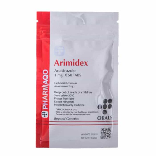 Arimidex 1mg x 50 comprimidos, Anastrozol 1mg, 50 comprimidos, Pharmaqo Labs €43