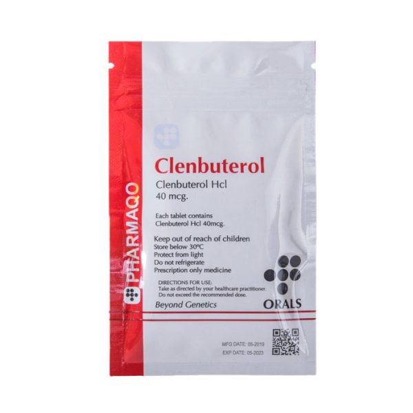 Clenbuterol 40mcg x 100 comprimidos, Pharmaqo Labs €47