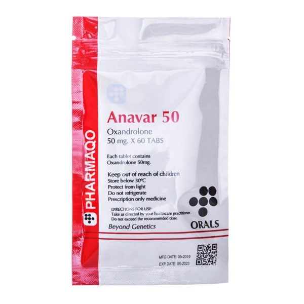 Anavar 50mg x 60 Oxandrolona 50mg comprimido 60 comprimidos Pharmaqo Labs