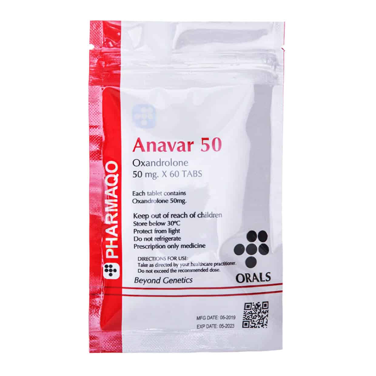 Anavar 50mg x 60 Oxandrolona 50mg comprimido 60 comprimidos Pharmaqo Labs