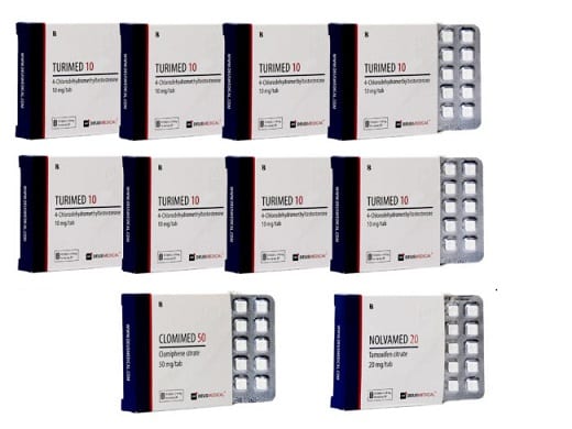 1 PACOTE DE MUSCULAÇÃO LIMPA TURINABOL ORAL PCT 8 semanas Deus Medical 463×348