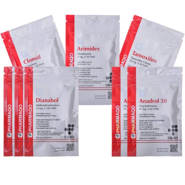 Pacote Ultimate Bulking com 9 comprimidos de Dianabol e Anadrol (esteroides orais) para 8 semanas, da Pharmaqo Labs (600x600).