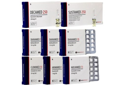 Pacote Clássico para Ganho de Massa Muscular - 8 semanas - Sustanon, Deca, Dianabol - Proteção para TPC (Terapia Pós-Ciclo) - Deus Medical 463×348