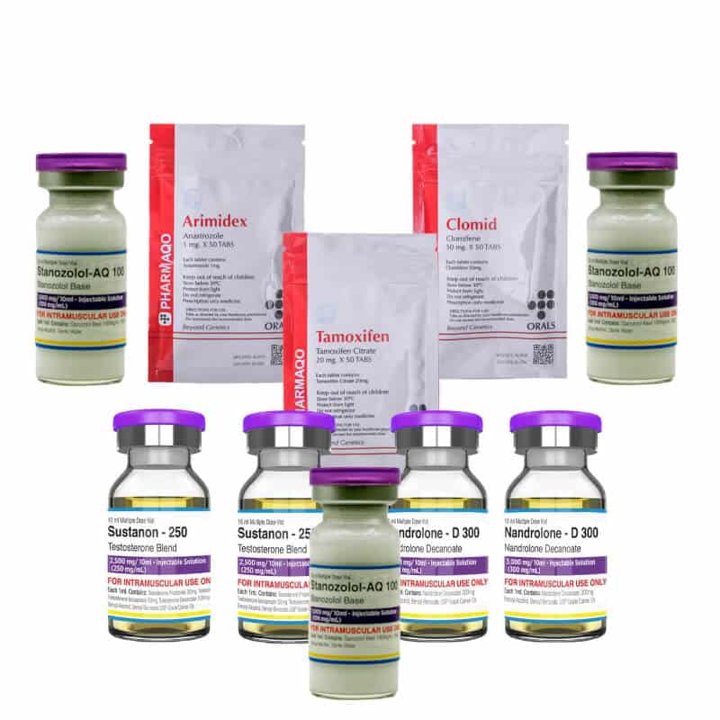 Sustanon Winstrol Descafeinado para Ganho de Massa Magra (injetável) Pharmaqo Labs