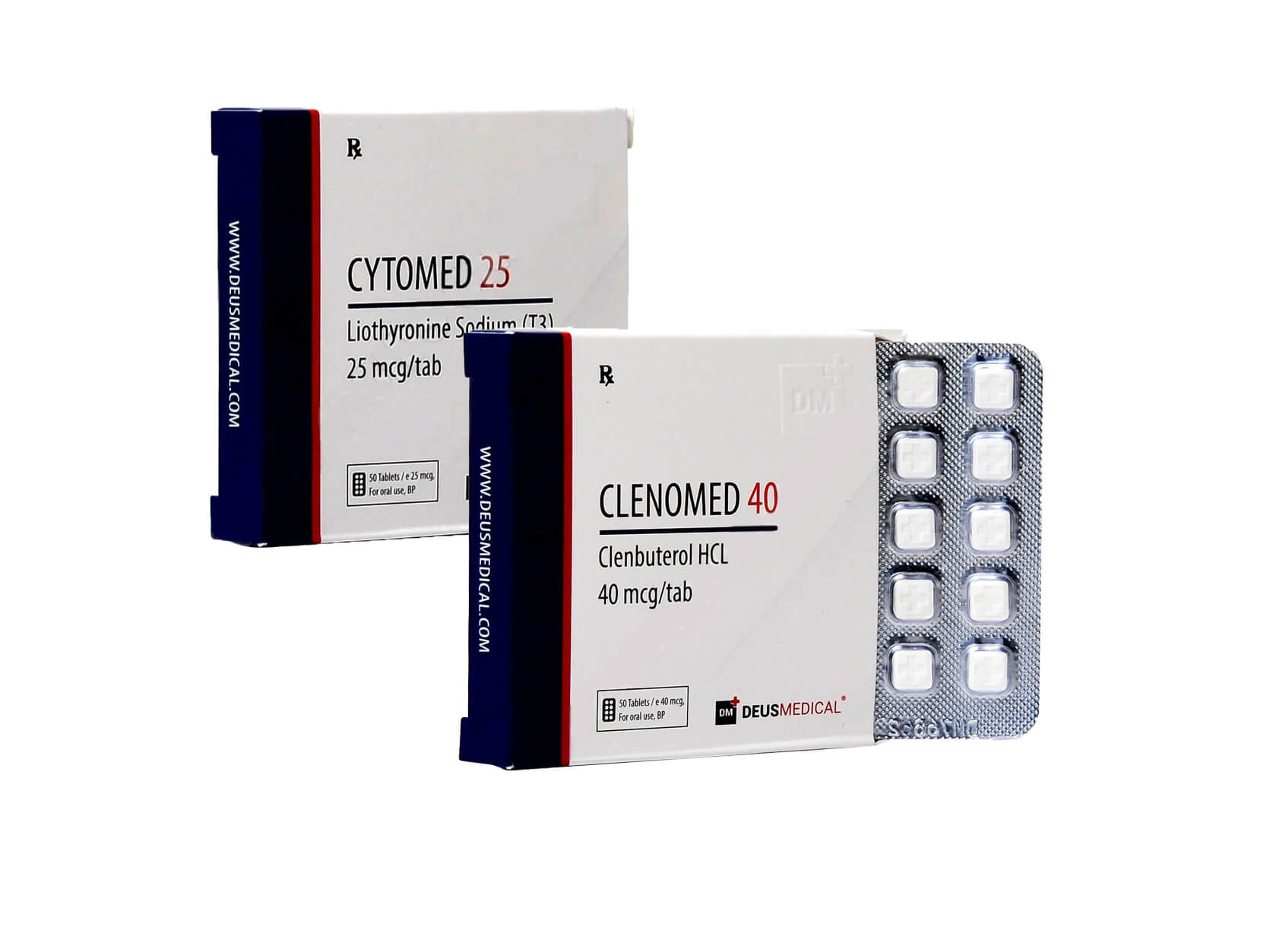 Kit para emagrecimento feminino Deus Medical CLENBUTEROL T3 8 semanas