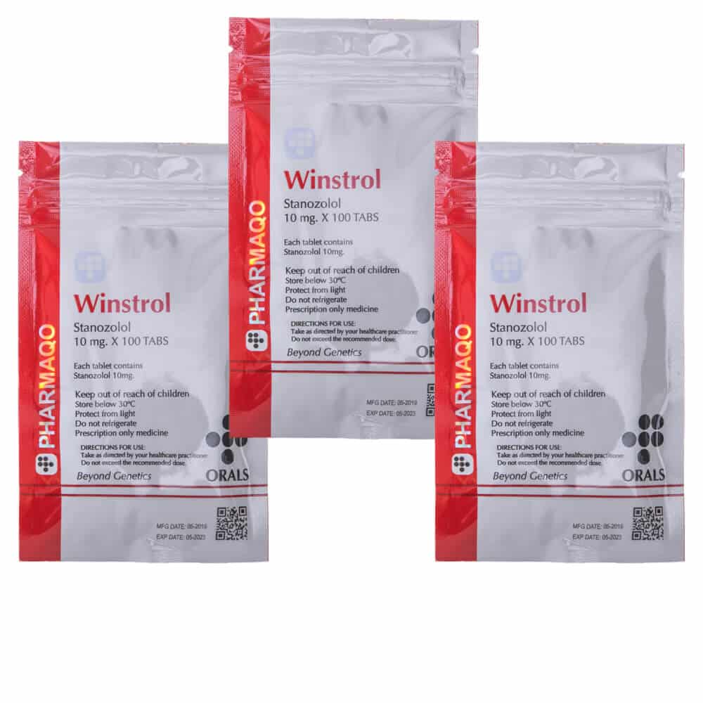 Kit oral para perda de peso com Winstrol para 6 semanas, da Pharmaqo Labs.