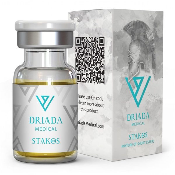 frasco de 10ml de driada medical stakos cut stack