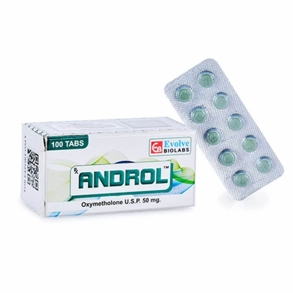 Anadrol (Oximetolona) 50mg (100 comprimidos) - Evolve Biolabs
