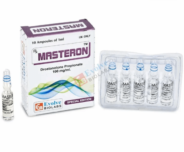 Injeção de Masteron (propionato de drostanolona 100 mg/ml) (10 ampolas de 1 ml) - Evolve Biolabs