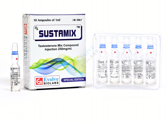 Sustanon (Mistura de Testosteronas) (10 ampolas de 1ml) - EVOLVE