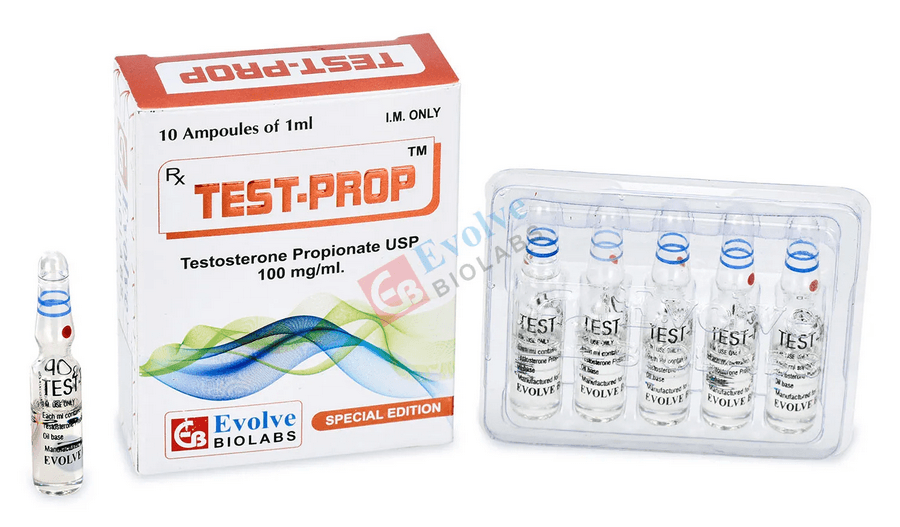 Propionato de Testosterona 100mg/ml (10 ampolas de 1ml) - Evolve Biolabs