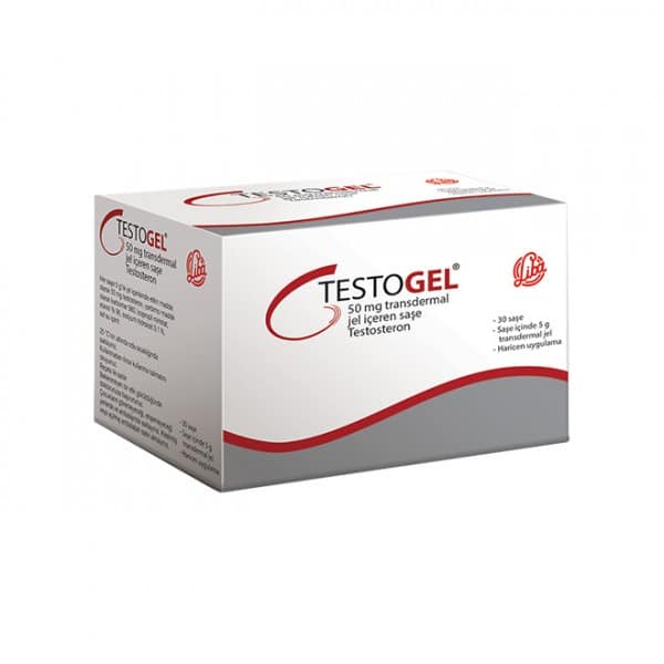 Testogel de Testosterona 50 mg 5 g 30 sachês Liba