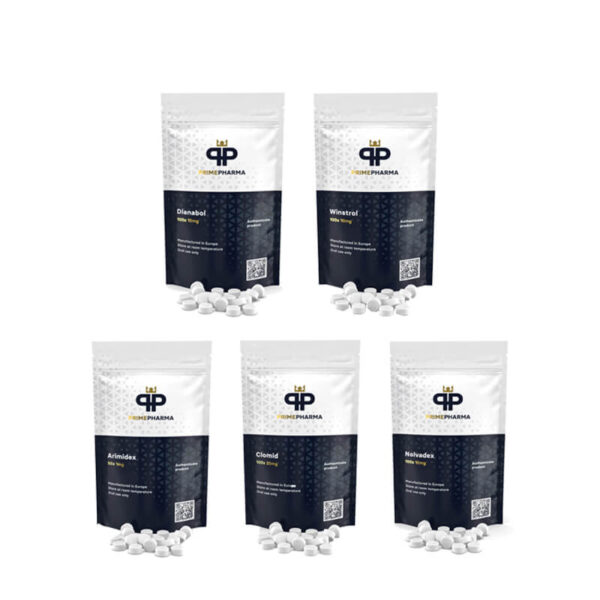 Pacote para Ganho de Massa Magra: Esteroides Orais Dianabol + Winstrol (4 semanas) PRIME PHARMA