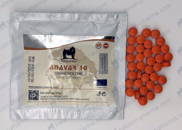 Babuíno Pharma comprimidos orais Anavar 10 1