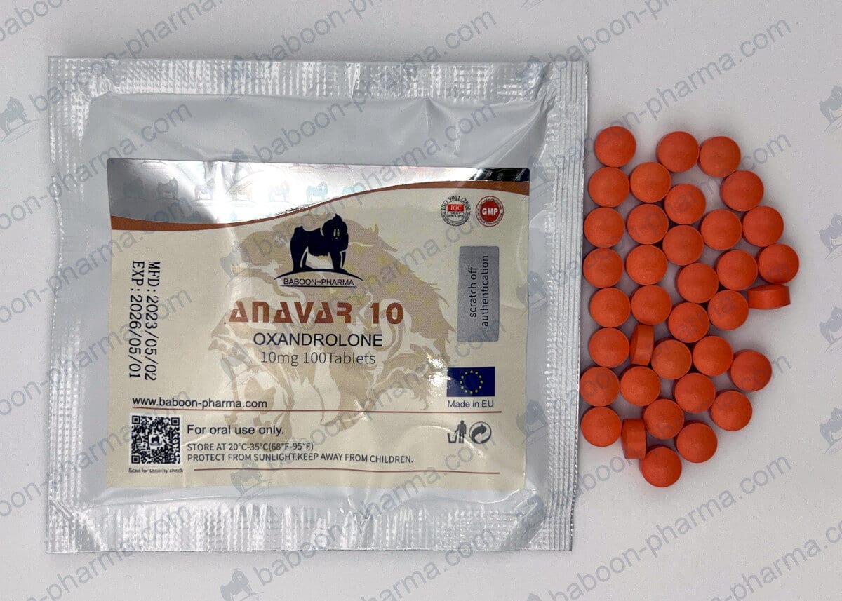 Babuíno Pharma comprimidos orais Anavar 10 1