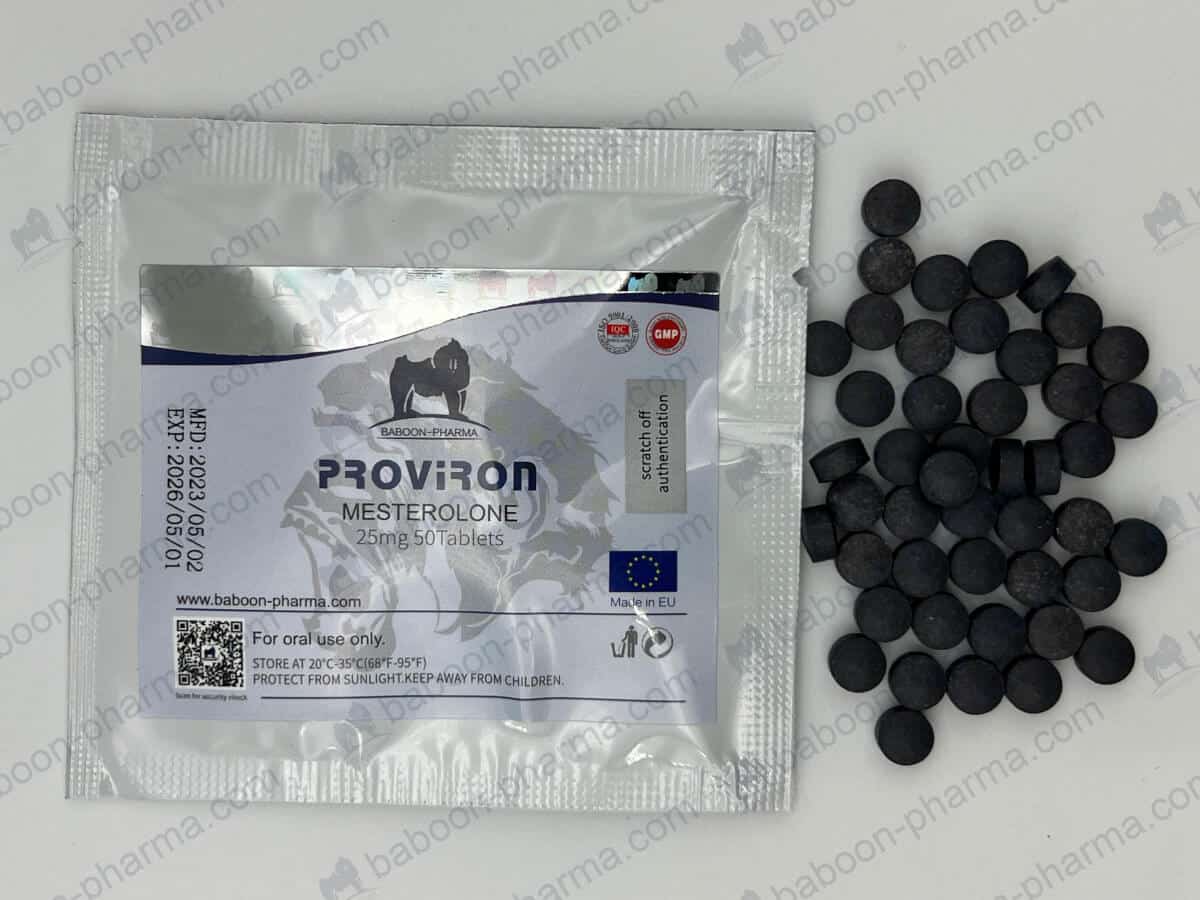 Comprimidos orais Baboon Pharma Proviron 25 1