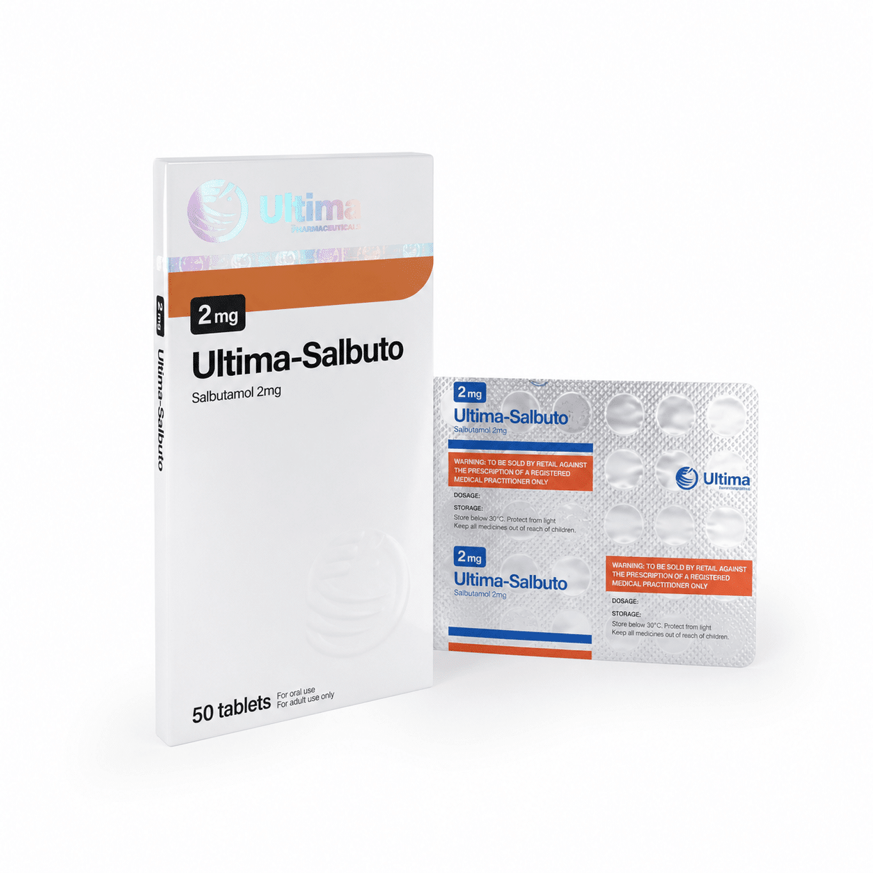 Ultima-Salbuto 2mg/pile 50pilules - Ultima International