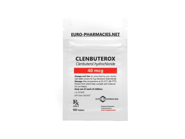Europharmacies oferece Clenbuterol (Clenbuterol) em embalagens individuais.
