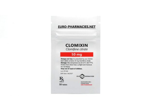 Europharmacies oferece Clomixin (Clomid) em embalagens individuais.